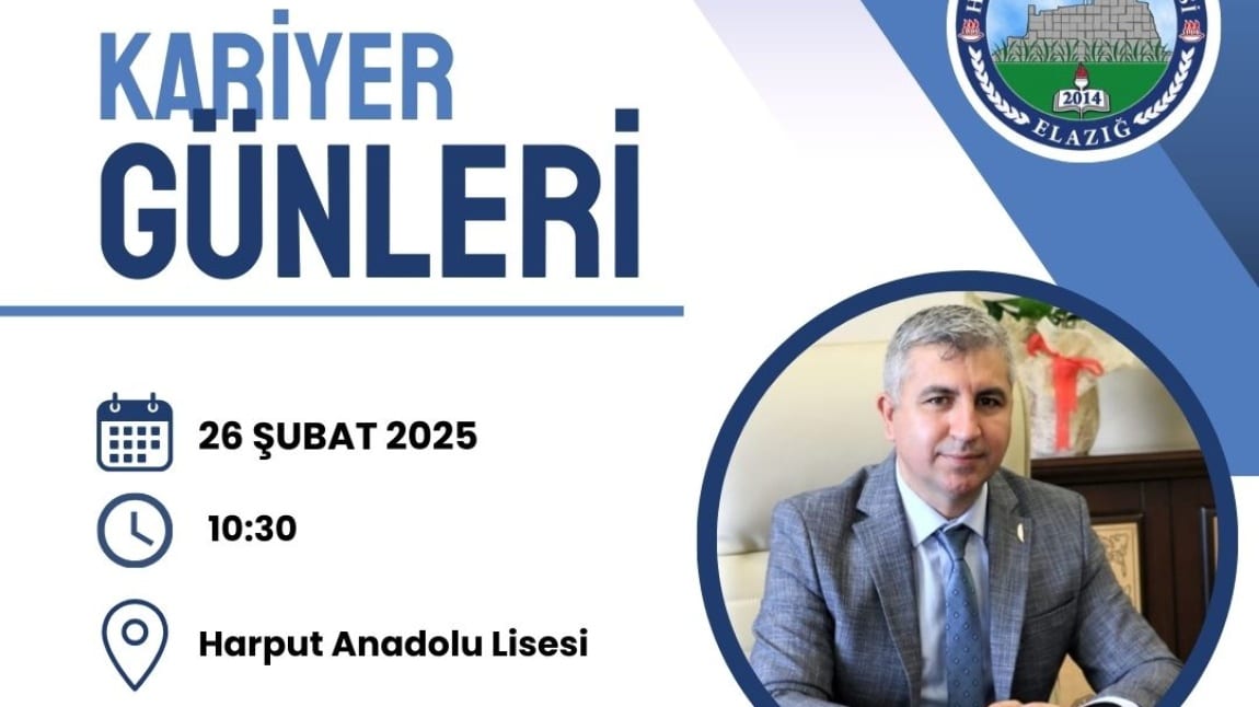 KARİYER GÜNLERİ KONUĞUMUZ Prof.Dr. Alparslan Ulaş ÇAYDAŞ